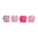 Luvable Friends 4 Pairs Scratch Mittens Set (100% Cotton)