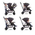 Joovy Caboose Sit and Stand Stroller Tandem Double Stroller