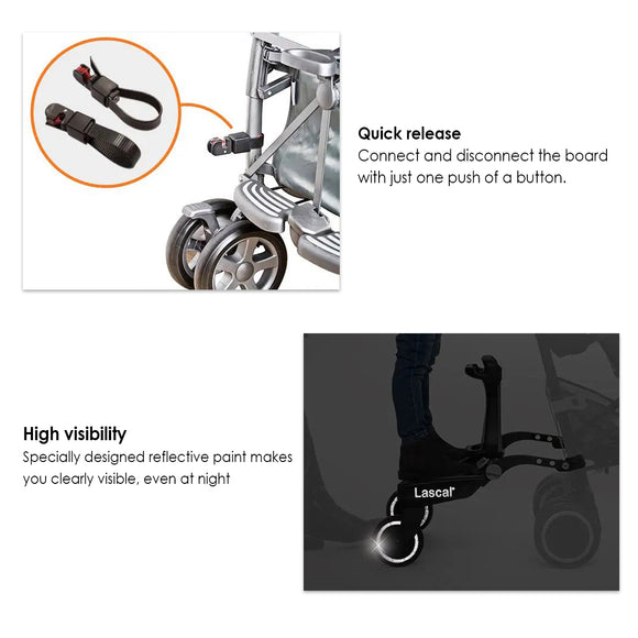 Lascal BuggyBoard® Maxi+ (Buggy Board + Saddle)