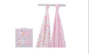 Hudson Baby 2pcs Muslin Swaddle Blankets-1