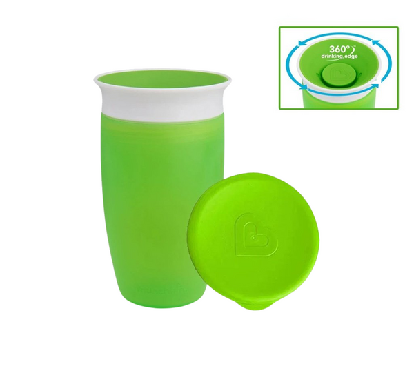 Munchkin Miracle® 360° Trainer Cup - 10oz/296ml with Lid (NEW)