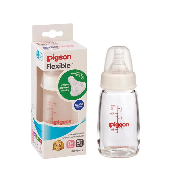 Pigeon Slim-Neck Baby Nursing Glass Bottle 120ml