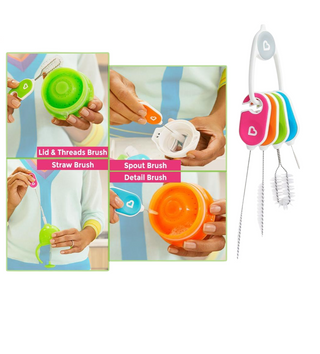 Munchkin Details Bottle & Cup Cleaning Brush Set