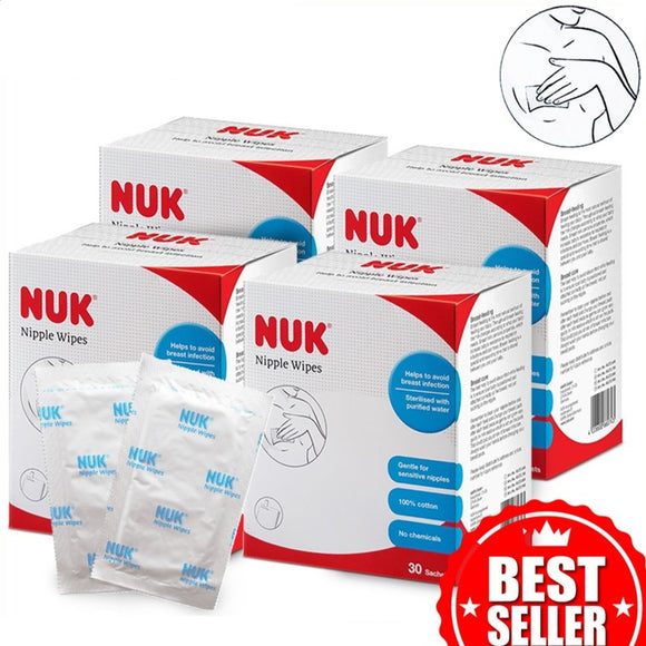 NUK Nipple Wipes - 30PCS Per Pack
