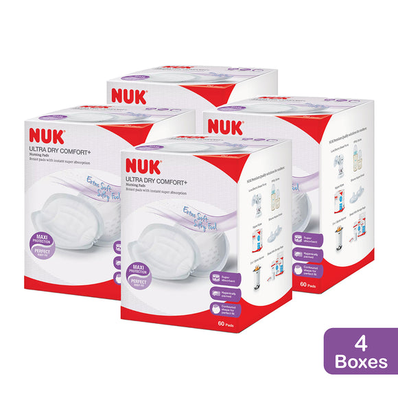 NUK Ultra Dry Comfort+ Breast Pads (60 Pads)