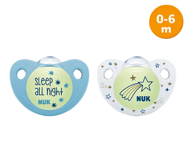 NUK Oral Wipes x2+2 in 1 Feeder+Soother Silicone Night/Day S1+Soother Silicone Toy Story S1 Bundle (Promo)