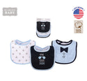 Hudson Baby 3pcs Drooler Bibs