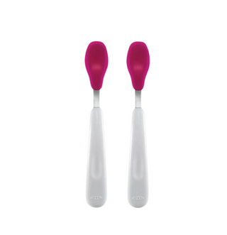 Buy pink OXO Tot Feeding Spoon Set