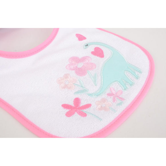 Luvable Friends 3PC Emb Bib with Polyfill