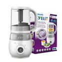 Philips Avent 4 in 1 Food Maker + 125ml Natural Bottle(1pcs) and Breastmilk Cup(1pcs) (Promo)