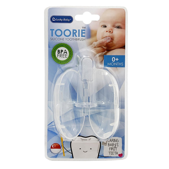 Lucky Baby Finger Silicone Brush with Case