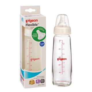 Pigeon Slim-Neck Baby Nursing Glass Bottle 240ml