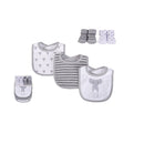 Hudson Baby 5pcs Bib & Socks Set-3