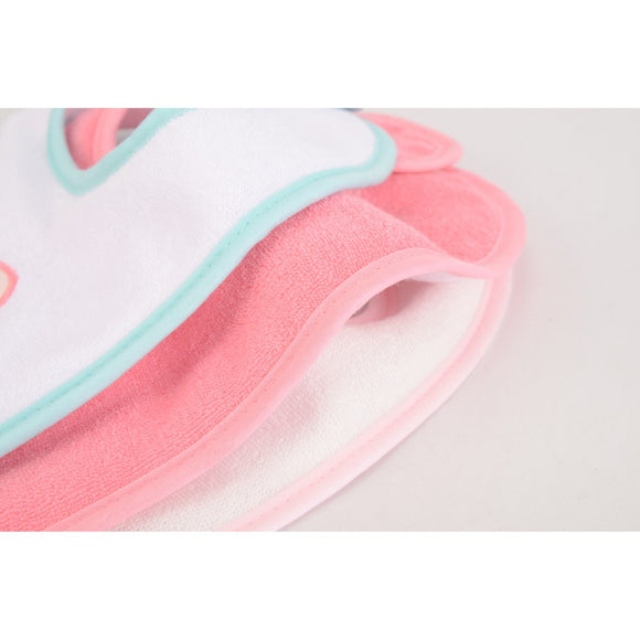 Luvable Friends 3PC Emb Bib with Polyfill