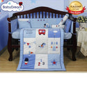 Happy Cot Happy Dream 4-in-1 Convertible Baby Cot + Anti-Dust Mite Foam Mattress with Holes and Mosquito Net