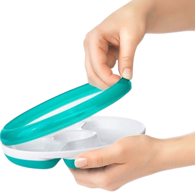 OXO Tot Divided Plate with Removable Ring