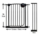 Lucky Baby SG21 Smart System Swing Back Steel Gate Extension-6