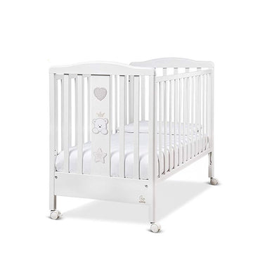 Italbaby Baby Re-Cot with 7 in 1 Premium Bedding Set and Anti-Dustmite Foam Mattress with ventilation holes - 0