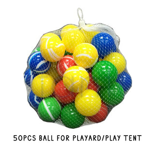 BabyOne Colorful Plastic Soft Air-Filled Pit Balls For Ball House/Playard (100pcs/50pcs)