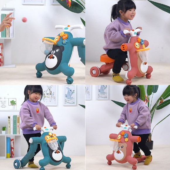 Lucky Baby 3 In 1 Musical Baby Pusher/Roller/Scooter