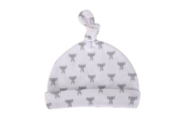 Hudson Baby 3pcs Knot Hats (0-6m)