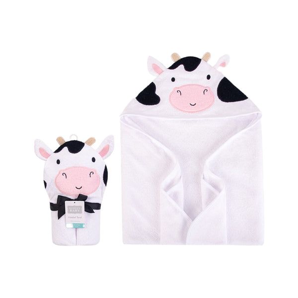 Hudson Baby 1pc Animal Hooded Towel (Woven Terry)