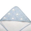 Hudson Baby 1pc Hooded Towel & Washcloths (Woven Terry)-11