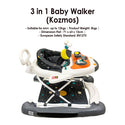 Lucky Baby Kozmos 3 in 1 Baby Walker/Rocker/Pusher