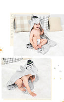 Hudson Baby 3pcs Knit Terry Hooded Towel-7