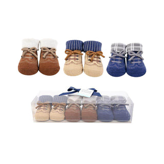 Buy sapphire-blue-58271 Hudson Baby 3 Pair Socks Gift Set