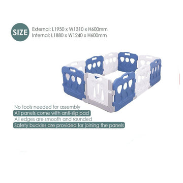 Small Small World Lunar Baby Fence (Compatible with Parklon Playmat) - 0