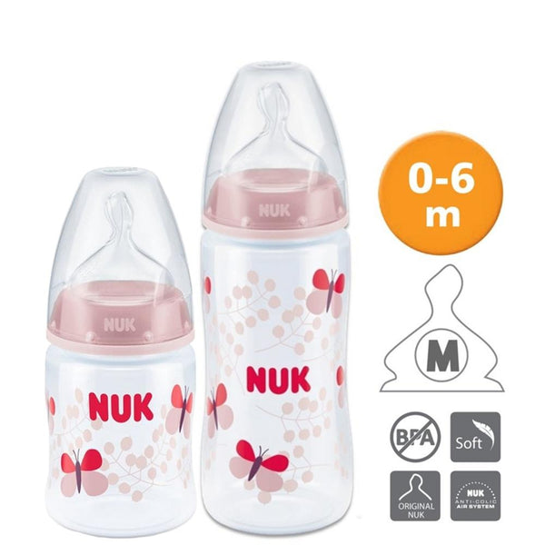 NUK Milk Powder Dispenser+300ml +150ml PP Bottle+950ml Bottle Cleanser (Promo)