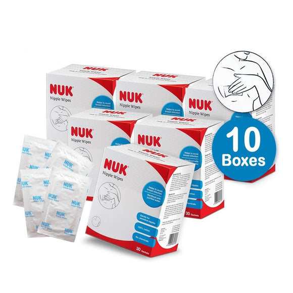 NUK Nipple Wipes - 30PCS Per Pack
