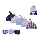 Hudson Baby 5pcs Cap & 3pcs Scratch Mitten Set (0-6m)-3