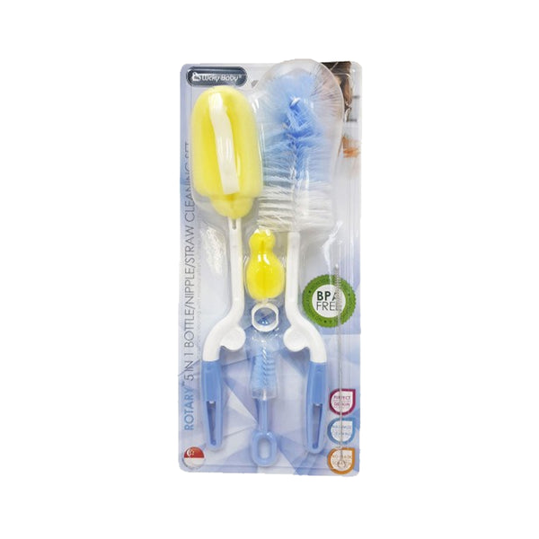 Lucky Baby Rotary™ 5 In 1 Bottle/Nipple/Straw Cleaning Set