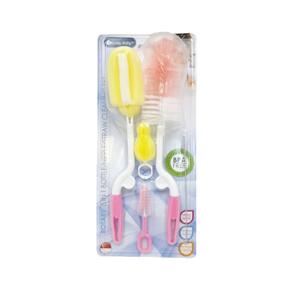 Lucky Baby Rotary™ 5 In 1 Bottle/Nipple/Straw Cleaning Set