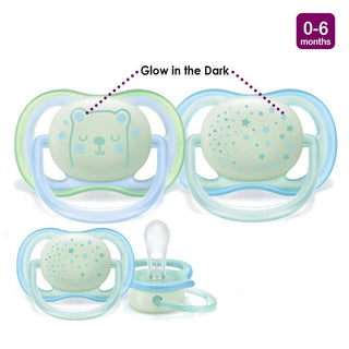 Philips Avent Ultra Air Nightlight Baby Soother (0-6m) (6-18m)