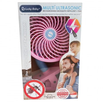 Lucky Baby Multi Ultrasonic Rechargeable Mosquito Repellent + FAN (Promo)