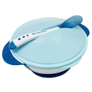 Lucky Baby Groomy™ Suction Bowl with Heat Sensitive Spoon