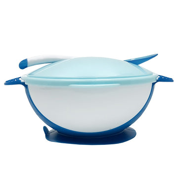 Lucky Baby Groomy™ Suction Bowl with Heat Sensitive Spoon - 0