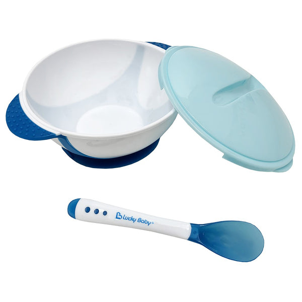 Lucky Baby Groomy™ Suction Bowl with Heat Sensitive Spoon