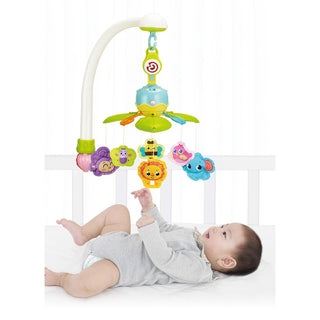 Lucky Baby 2in1 Soft & Portable Musical Mobile (Use for Playpen, Crib & Clip at Stroller Canopy)