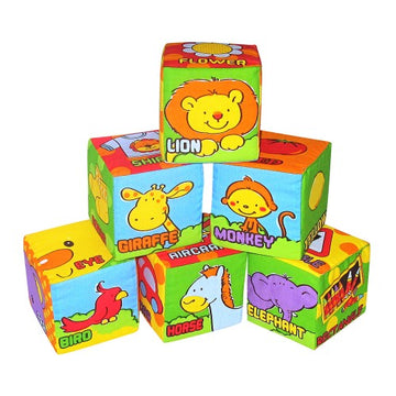 Lucky Baby 6pcs Soft Block Set