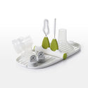 OXO Tot Breast Pump Parts Drying Rack With Detail Brushes (Green)