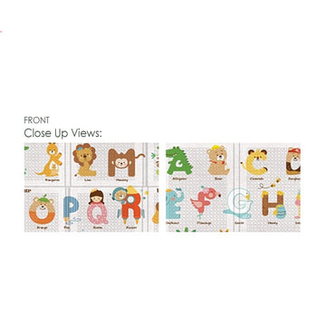 Parklon PE Folding Mat HB Alphabet - 2000 x 1400 x 10mm - 0