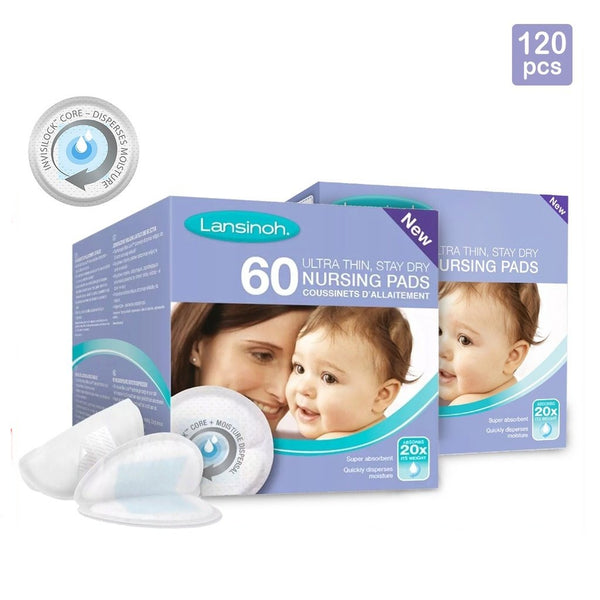 Lansinoh Disposable Nursing Pads (60 Count)x 2 packs/4 packs