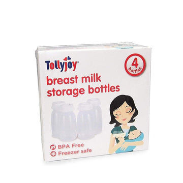 Tollyjoy Breast Milk Storage Bottles - 4 bottles - 0