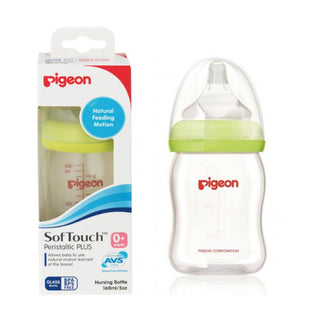 Pigeon Wide-Neck Nursing Bottle Glass - 160ml (Promo)