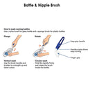 Pigeon 2 in 1 Bottle and Nipple Brush (26261)-4
