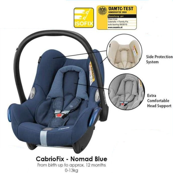 Maxi-Cosi CabrioFix Baby Car Seat With FamilyFix Isofix Base